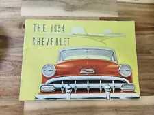 Original 1954 Chevrolet Full Size Car Sales Ad Brochure, Vintage