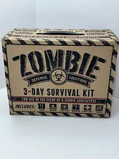 ZOMBIE 3-Day Survival Kit Food Water Lighting Tools Warmth First Aid Emergency