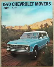 CHEVROLET BLAZER USA Sales Brochure For 1970 #D-78785