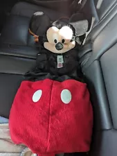 Disney Store Official Mickey Mouse Plush 3D Costume For Child Size 3