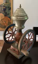 Antique Cast Iron Coffee Mill Original Cha’s Parker Co. Meriden Conn USA No. 250