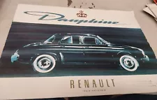 1959 ? RENAULT DAUPHINE Original Sales Brochure