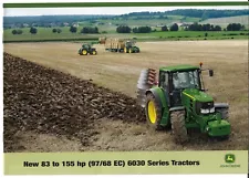 John Deere 6030 Series Tractors 2008 UK Market Sales Brochure