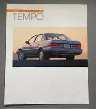 1993 Ford Tempo 12-page Original Car Sales Brochure Catalog