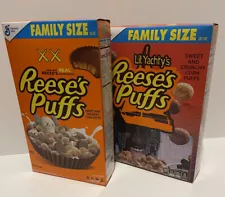 Reeses Puffs KAWS Cereal Family Size & Lil Yachty - Limited Edition.❗️UNOPENED❗️