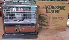 New Listingolder Sears kerosene heater in original box, 9,300 BTU made in Japan