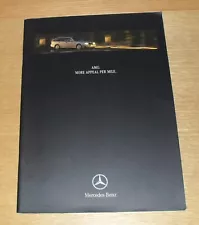 Mercedes AMG Brochure 1998-1999 - C43 AMG & E55 AMG Saloon & Estate