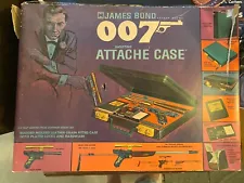 JAMES BOND 007 ATTACHE CASE SECRET AGENT CASE 1965 Vintage Toy by MPC RARE