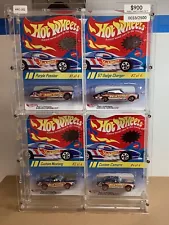 COVAL Case Hot Wheels 4 Carded RLC HRC-202 CARS ARE NOT FOR SALE -JUST CASE