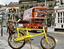 RALEIGH CHOPPER MK 4 MK 2 BICYCLE FIZZY LEMON / Yellow 100mm