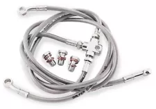 HARLEY DAVIDSON 2010-2013 ROAD GLIDE CUSTOM GALFER BRAIDED FRONT BRAKE LINE KIT (For: 2010 Harley-Davidson Road Glide)