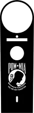 POW/MIA Metal Dash Panel Insert. Fits 94 - 07 Road Kings. Made in the USA! (For: 2004 Harley-Davidson Road King)