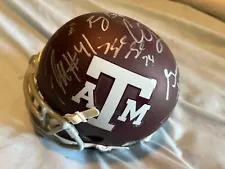 Texas A&M Football Multi Signed Mini Helmet Auto Autograph Randy Bullock + More