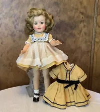 Darling Ideal Shirley Temple Doll With Extra Dress