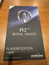 Open Championship 152nd Player’s Edition ALL WEATHER Yardage Book (YARDS)