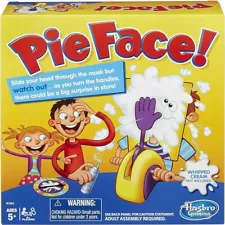 Hasbro Pie Face Board Game for Ages 5 and up, 2 or More Players For Multiple Fun