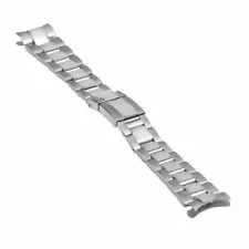 OYSTER WATCH BAND STAINLESS STEEL FOR ROLEX DAYTONA 116520 116523 SHINY/CENTER