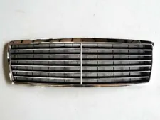 1991-1998 for Mercedes S320 S420 S500 W140 Black Grille Chrome Frame Sedan only (For: 1995 Mercedes-Benz S500)