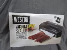 Weston Vacuum Sealer with Roll Cutter,Includes 20 FT ROLL & 10 Bags # 65-3001-W