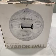 Vintage Spencers Disco Ball Mirrored 12 Inches - Great Condition