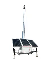 Solar Trailer with Battery Back Up