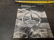 1978 1979 mercedes Dealership Original Salesman brochure