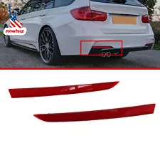 Rear Side Bumper Reflector Pair Light For BMW 3-Series F31 F30 M Sport 335i 328i (For: 2014 BMW Sport)