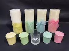 10 Piece Deluxe Candle Gift Set In Decorative Box Pillar and Votives