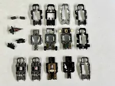 16 car lot TYCO slot cars INCOMPLETE PARTS CHASSIS ONLY