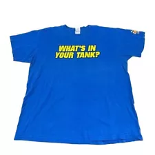 Sunoco XL What's In Your Tank? Vintage Gas Employee T-Shirt Graphic Double Sided