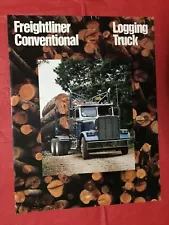 1987 FREIGHTLINER "CONVENTIONAL LOGGING TRUCK" Truck Dealer Sales Brochure