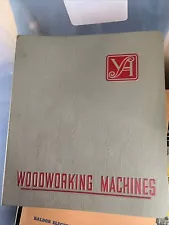 YATES-AMERICAN Power Tools Woodworking Machine Sales Catalog 1957 Saw Jointer