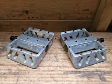 Peregrine BMX 1/2" Platform Pedals, For 1pc Cranks. 1980's Old School BMX.