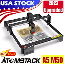 Upgraded ATOMSTACK A5 M50 40W Laser Engraving Cutting Machine for 1000 Materials