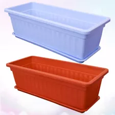 2 Pcs Vegetable Plant Box Garden Vegetable Boxes Windowsill Vegetable Planters