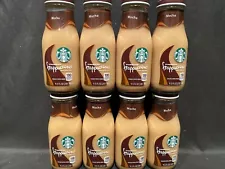 8 Pk Starbucks Frappuccino Mocha Flavor Chilled Coffee Drink 9.5oz Glass Bottles