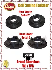 Crown Rear Upper & Lower Coil Spring Isolator Kit For Jeep Grand Cherokee WJ WG (For: Jeep Grand Cherokee)