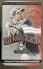 Tiger Woods Collection Upper Deck Collectibles 25 Cards + Bonus Card Sealed Tin