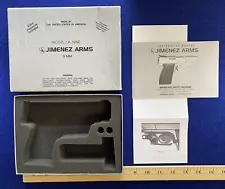 Jimenez Arms Model J.A. Nine Empty Box, Owner's Manual, Trigger Lock Directions