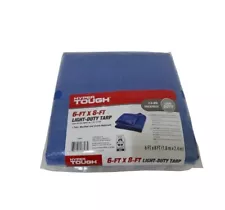 Hyper Tough Weather Resistant Light Duty 6 x 8' Polyethylene Tarp