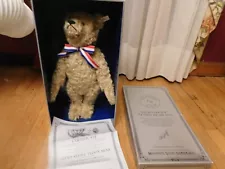 New ListingVintage 15" Steiff Teddy Bear Otto Mohair Limited Bear MIB #651/5000 ALL ID