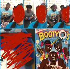 Rare!! Signed!! WWE Booty O's Cereal New Day Cereal Box Unopened