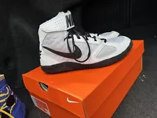 White Nike Takedowns Wrestling Shoes