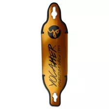 Yocaher Aluminum Drop Through longboard Deck - Gold