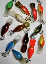 Pre-Rapala Storm Wiggle Warts. Collect-Paint &Action. Common to 6-7c Rare Colors