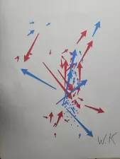 Original Art for Sale by Artist. Rare & Abstract. Fireworks