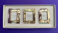 Pier One Golden Etched Metal Picture Frame Minis For 1.25 x 2 in Photos SALE!