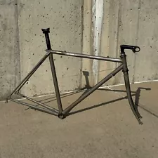 1992 Bridgestone RB-1 50cm Road Bike Frame - Raw Linseed Oil Finish