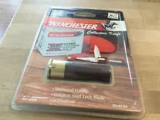 Vintage Winchester 12 Gauge Shotgun Shell Collector’s Knife NEW Rosewood Handle