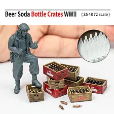 Beer Soda Bottle Crates WWII Model Decoration Part 1/35 1/48 1/72